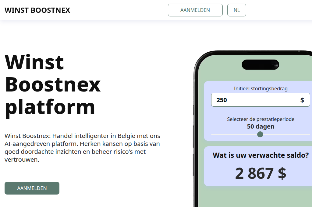 Screenshot of winst-boostnex.org