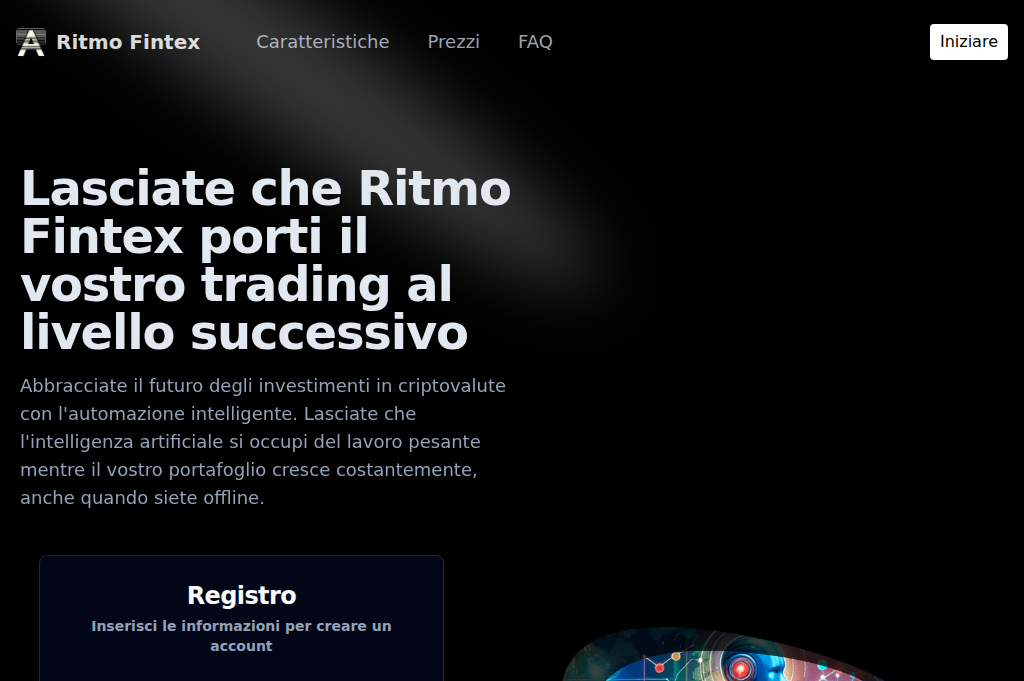 Screenshot of ritmofintex.it