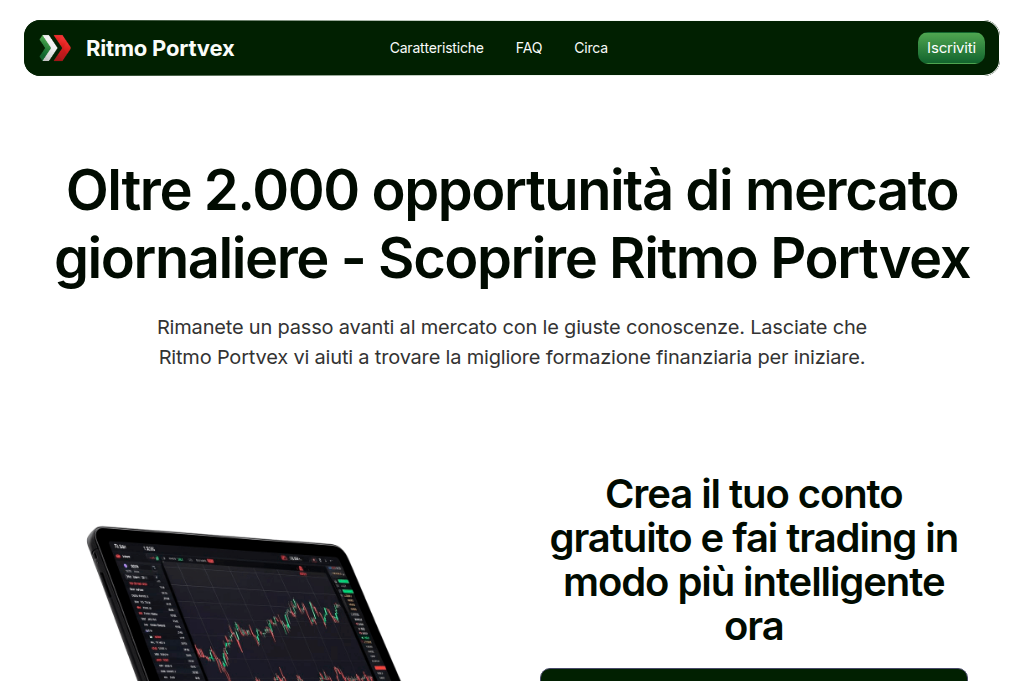 Screenshot of ritmoportvex.it