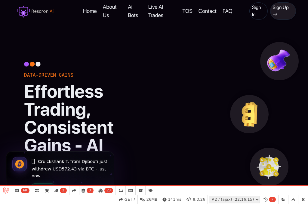Screenshot of aitrade3x.online