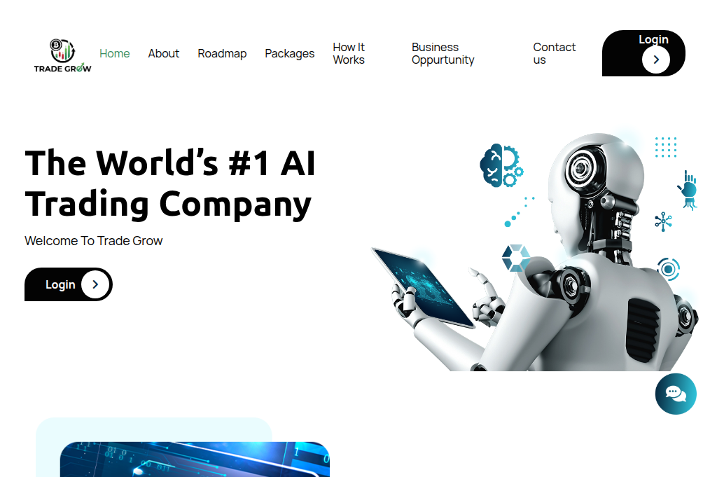 Screenshot of tradegrows.live