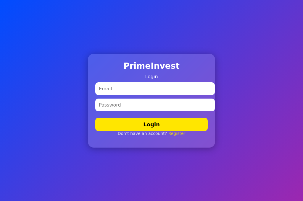 Screenshot of primeglobalpro.com
