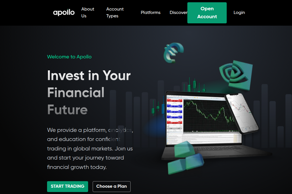 Screenshot of apollocapitalfx.com