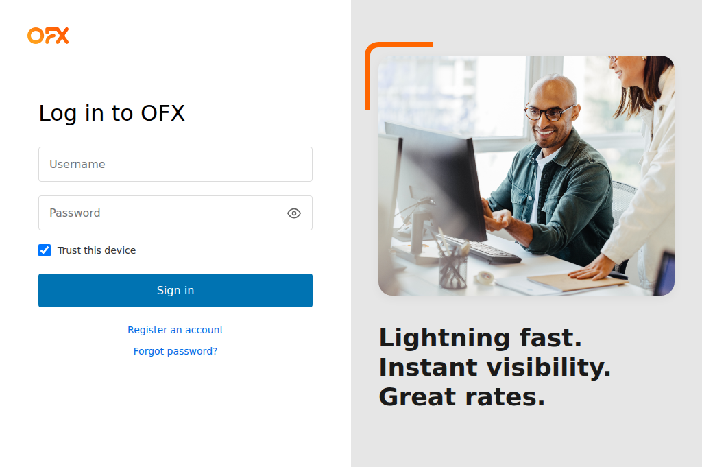Screenshot of ofx-login.top