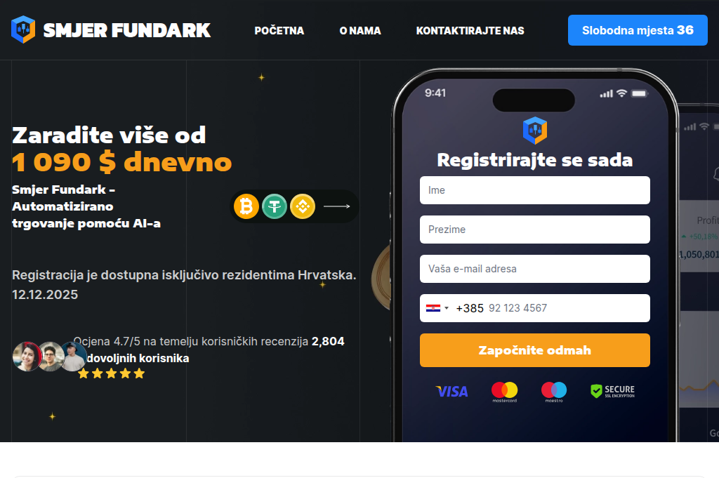 Screenshot of smjer-fundark.com