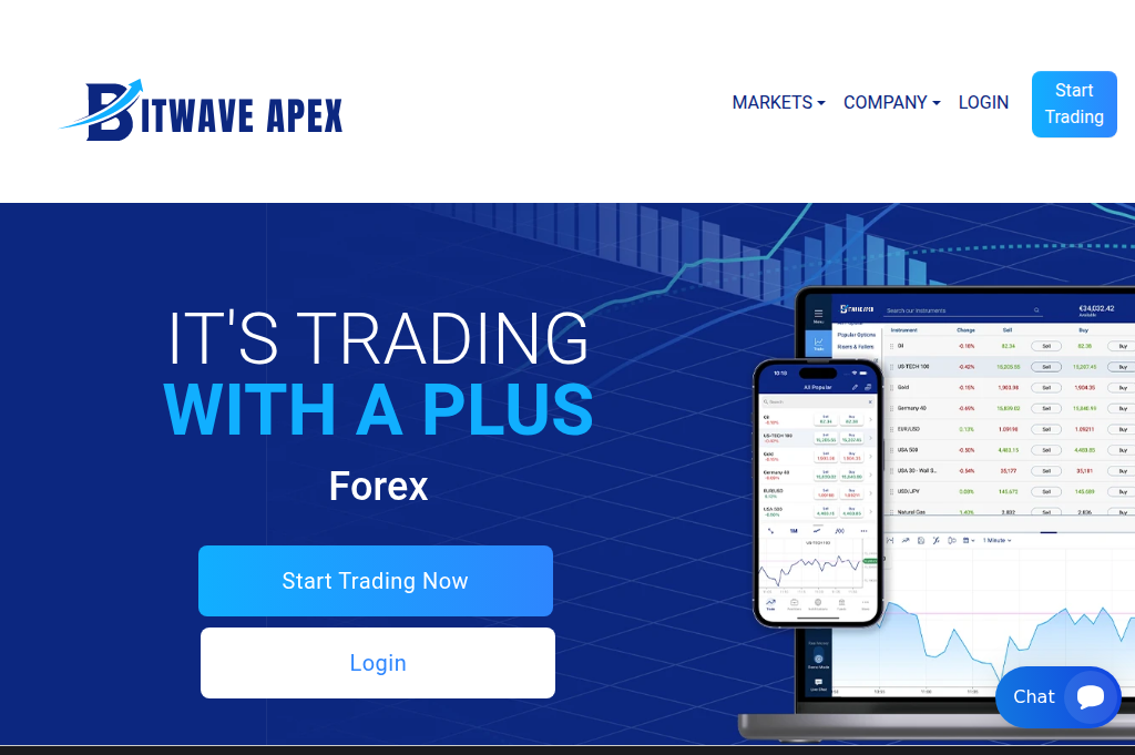Screenshot of bitwaveapex.live