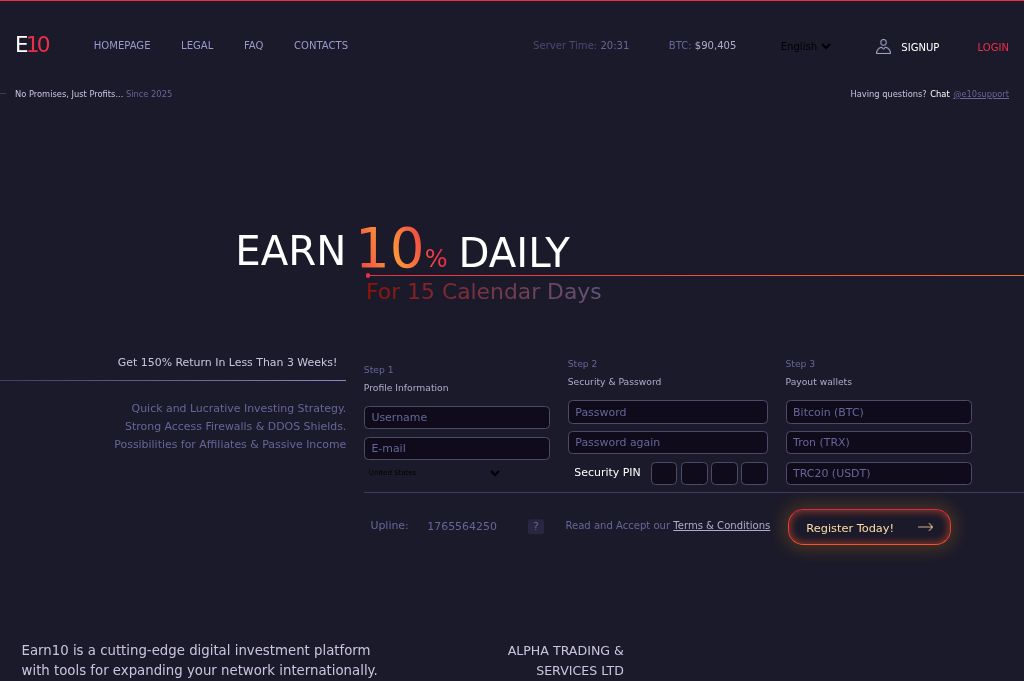 Screenshot of f47.airforce