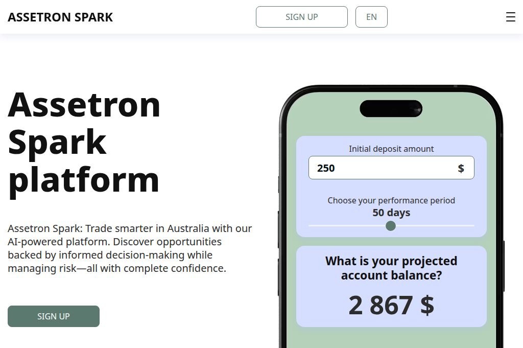 Screenshot of assetron-spark.com