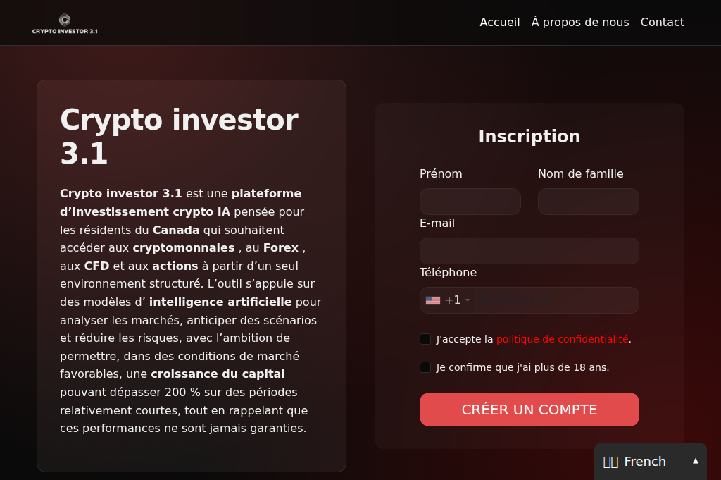 Screenshot of cryptoinvestor3.net
