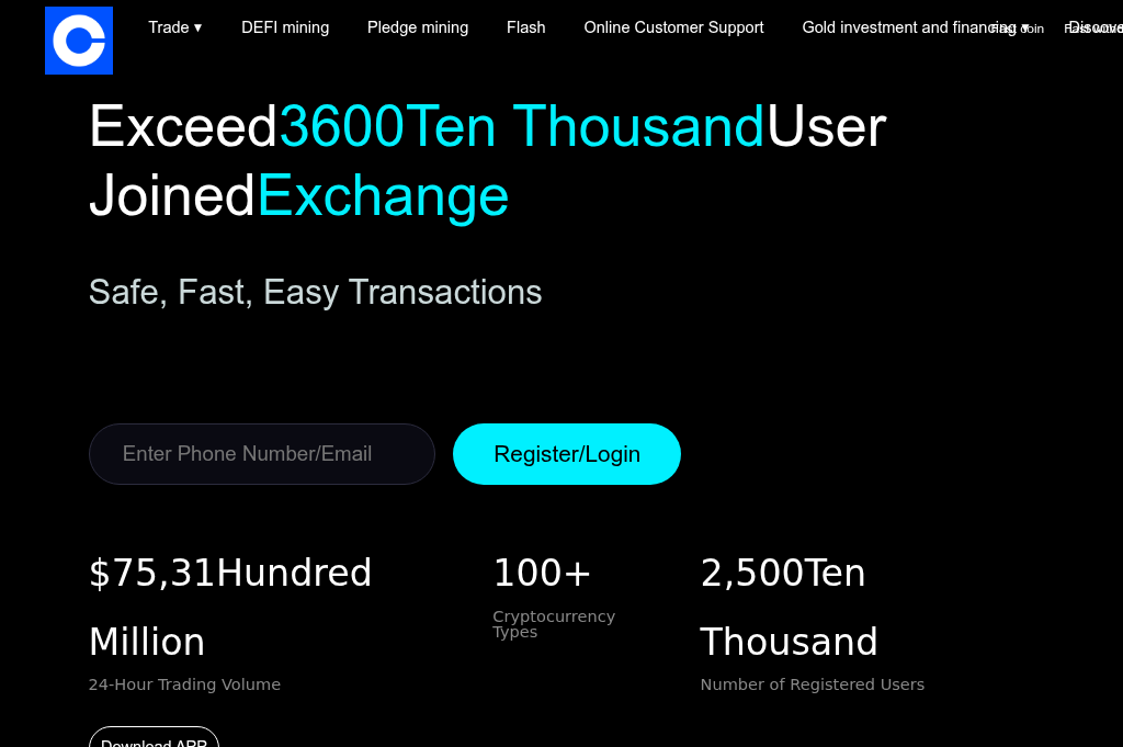 Screenshot of tradeexchanges.cc