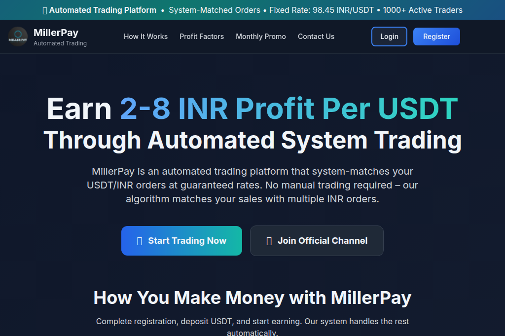 Screenshot of millerpay088.com
