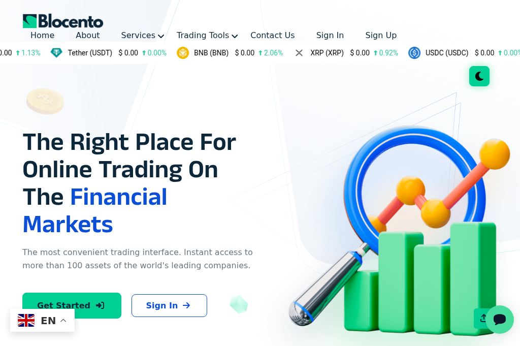 Screenshot of blocento.com