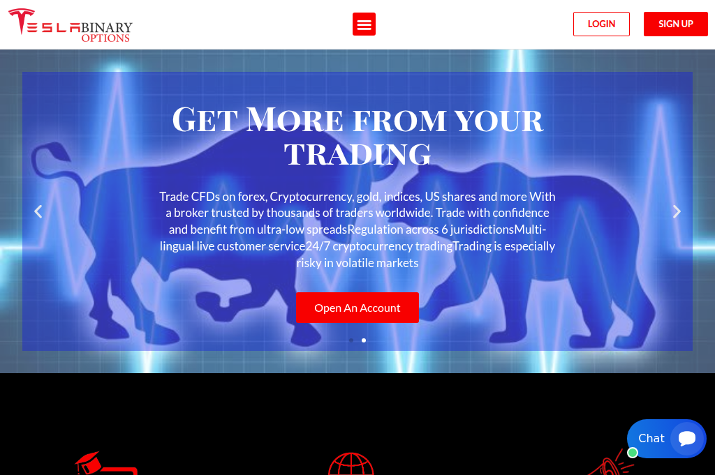 Screenshot of t3slabinaryoptions.com