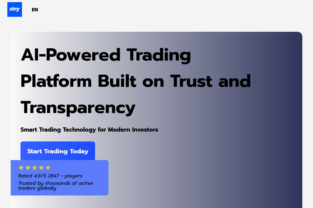 Screenshot of strymex.com