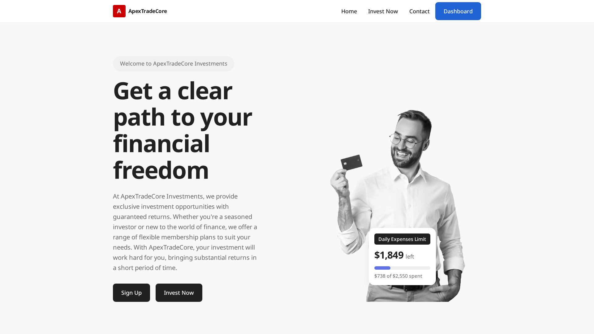 Screenshot of apextradecores.com