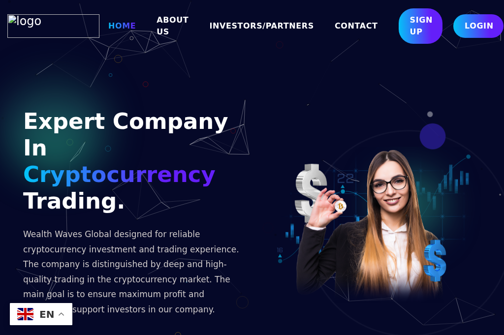 Screenshot of wealthwavesglobal.net