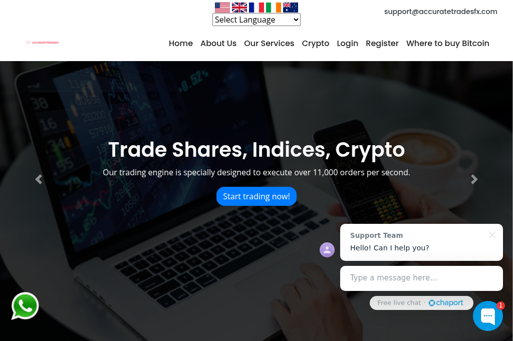 Screenshot of accuratevesttec.live
