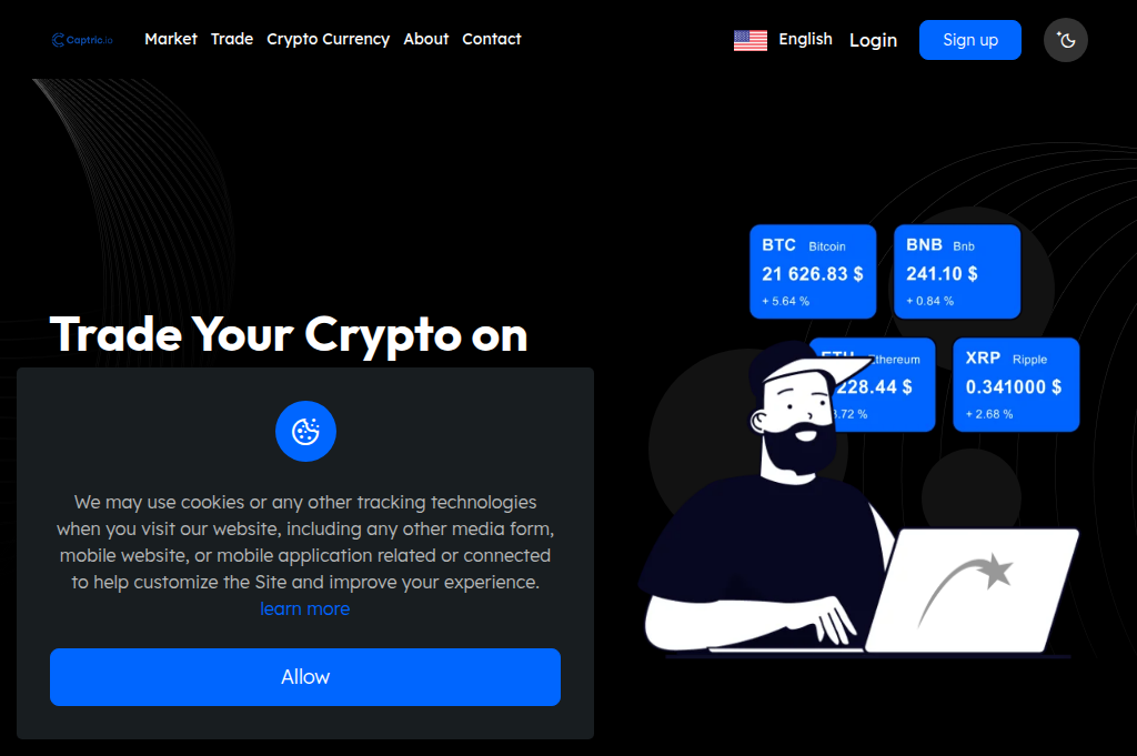 Screenshot of captrix.io