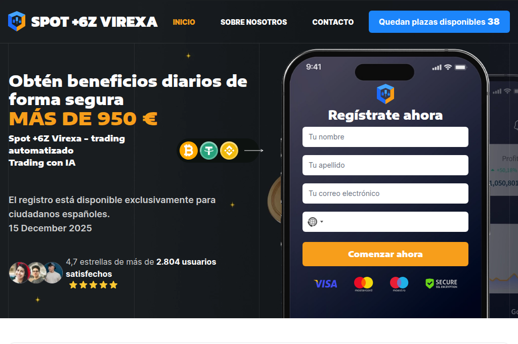 Screenshot of spot6zvirexa-es.com