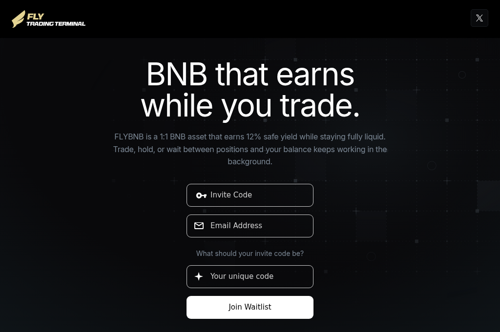 Screenshot of flybnb.trade