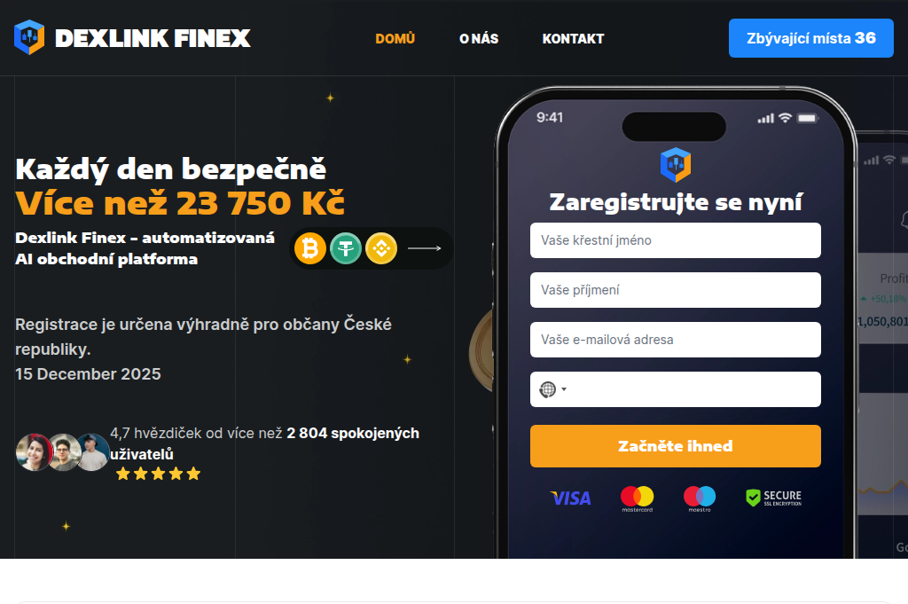 Screenshot of dexlinkfinex.com