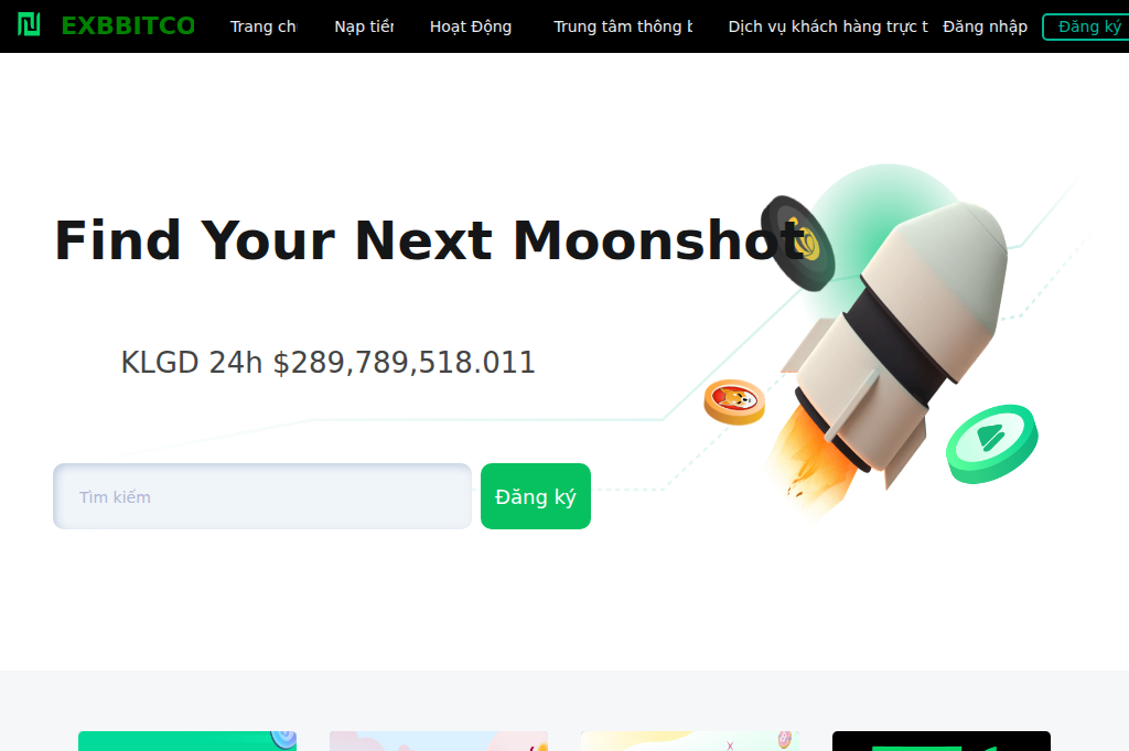 Screenshot of exbbitcoinn.com