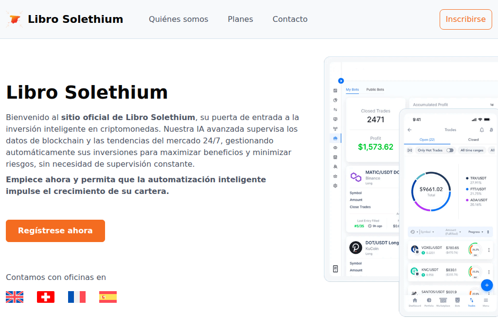 Screenshot of librosolethium.es