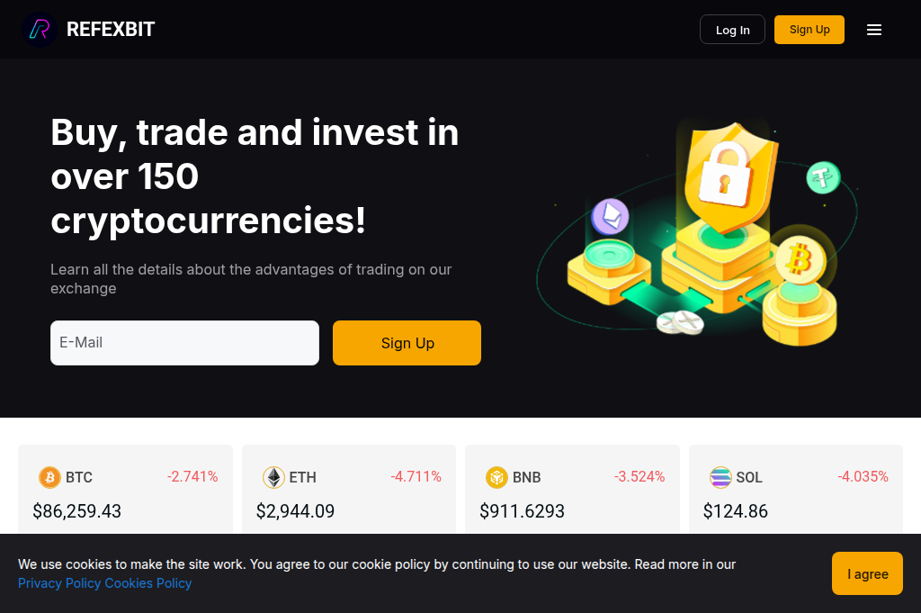 Screenshot of refexbit.com