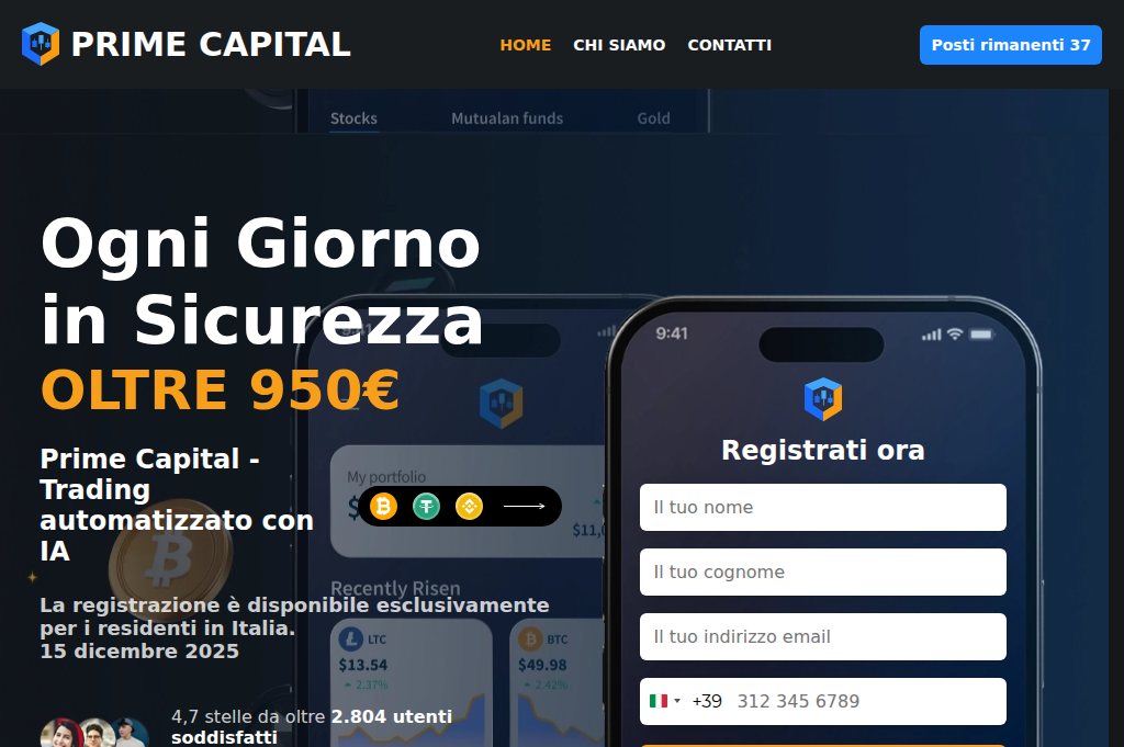 Screenshot of primecapital-invest.com