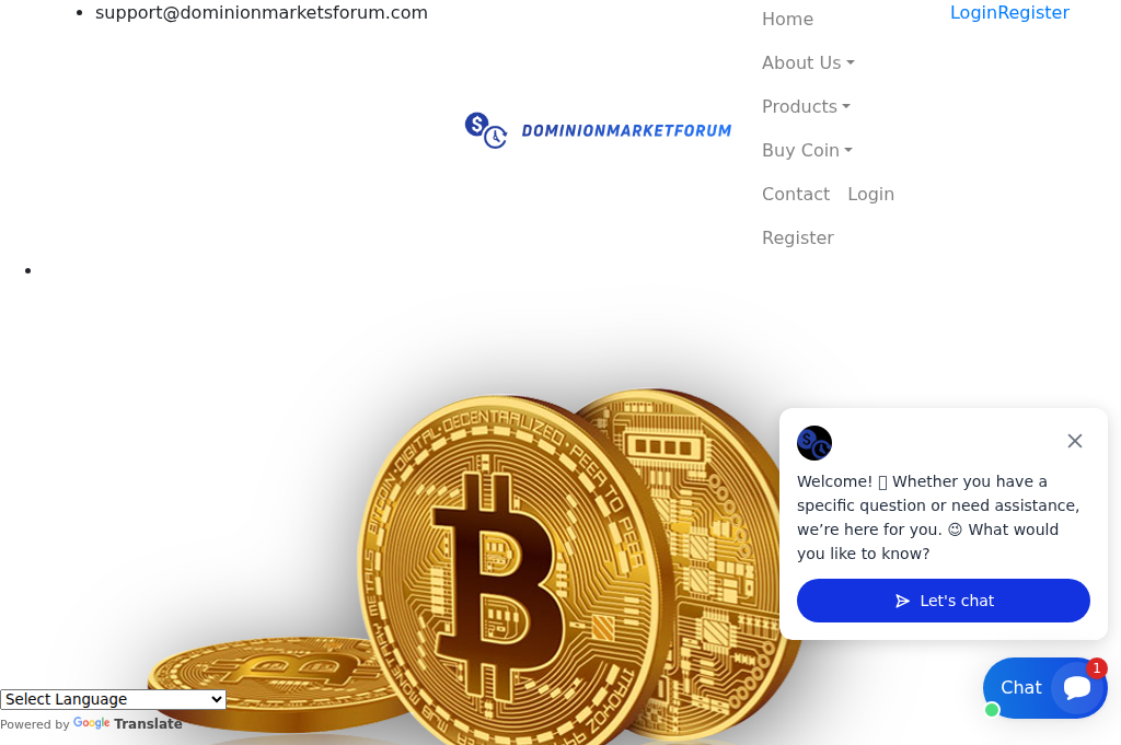 Screenshot of dominionmarketsforum.com