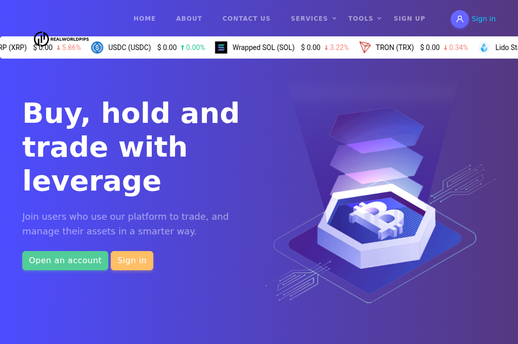 Screenshot of realworldpips.com