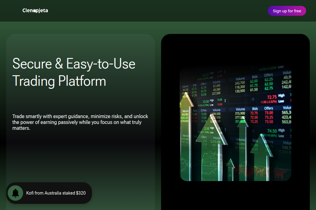 Screenshot of jetaapp.org