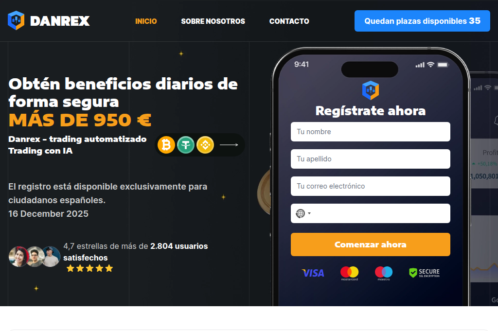 Screenshot of danrex-es.com