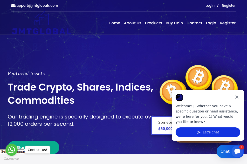 Screenshot of jmtglobalx.com