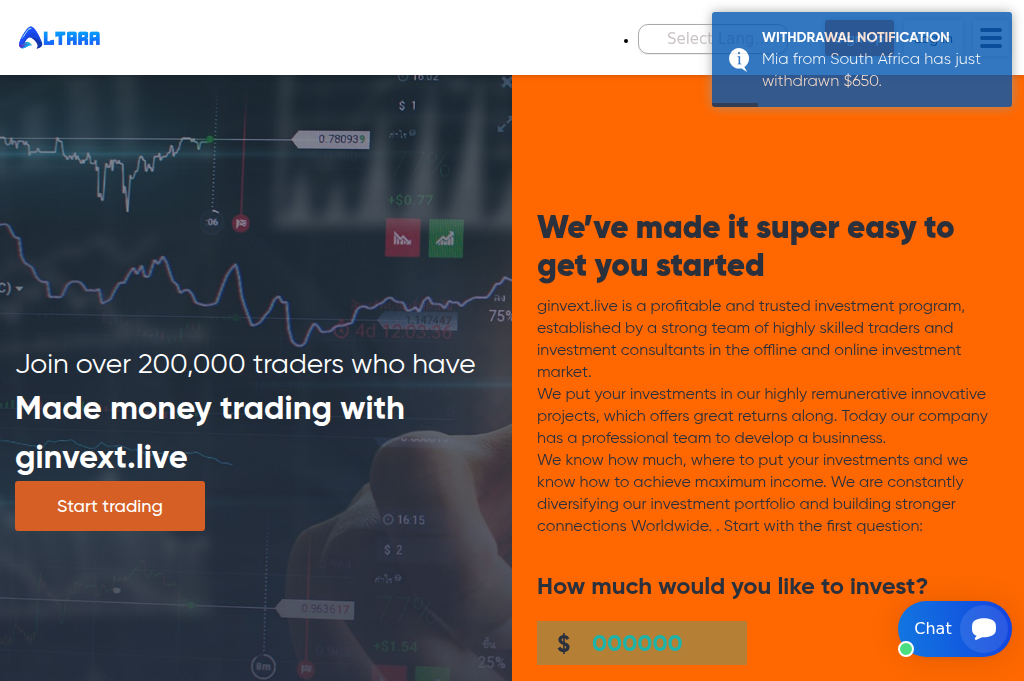 Screenshot of ginvext.live
