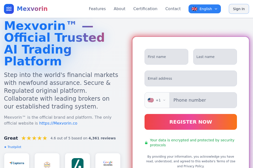Screenshot of mexvorin.co