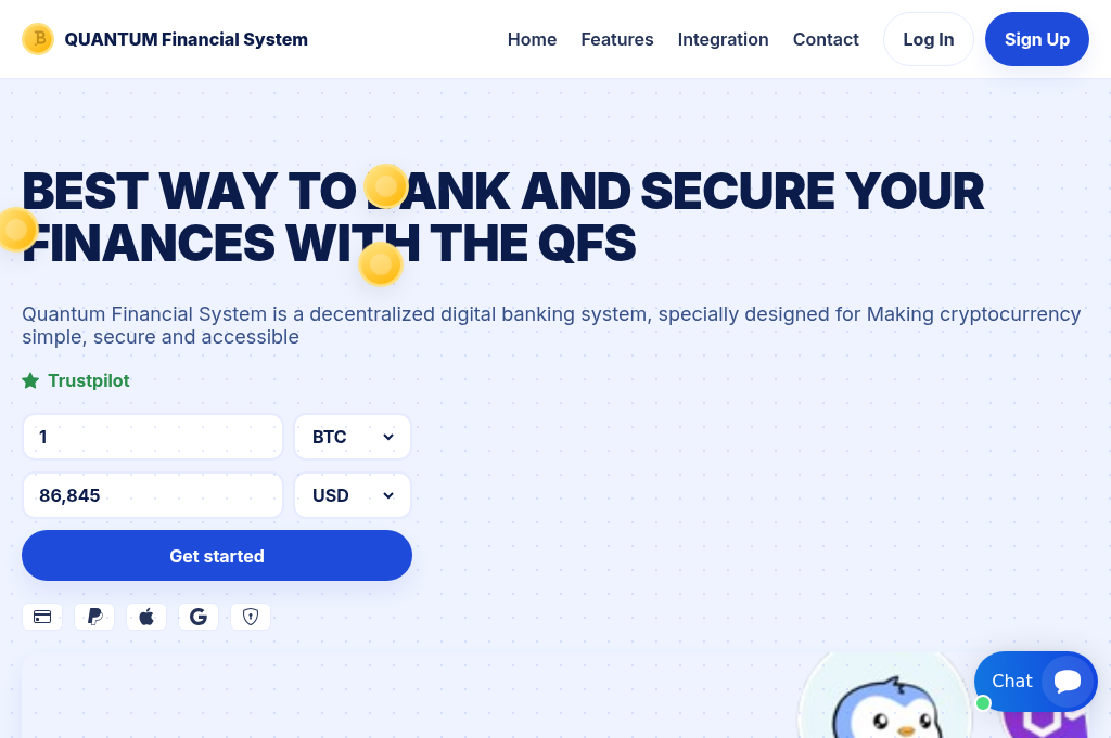 Screenshot of qfsassestledgers.com