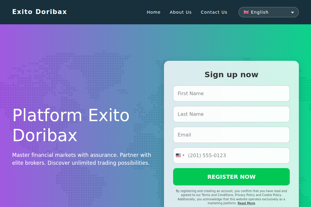 Screenshot of exito-doribax-app.com