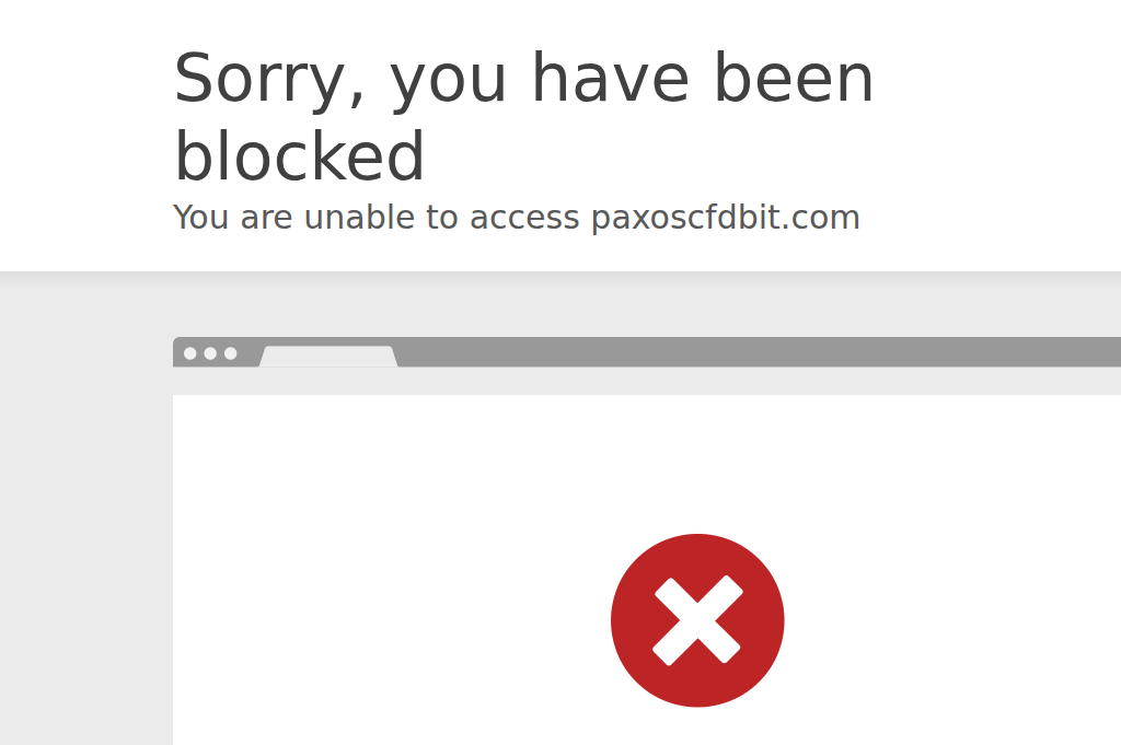 Screenshot of paxoscfdbit.com
