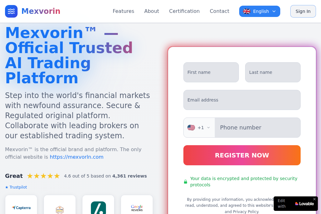 Screenshot of mexvorln.com