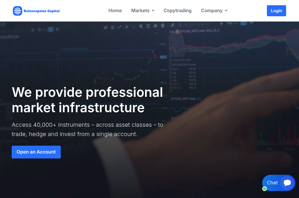 Screenshot of balancepoint.live