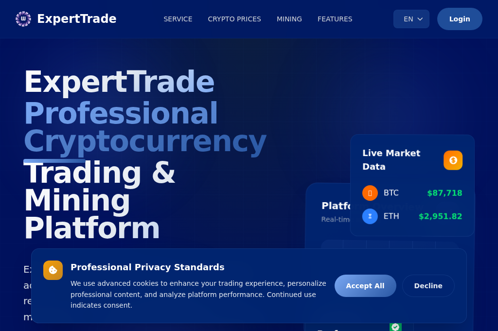 Screenshot of tradeweb3xyz.com