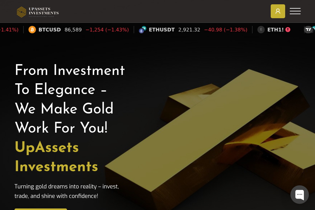 Screenshot of upassetsstocks.com