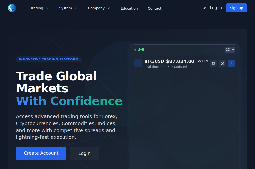 Screenshot of targetdigitaltrading.com