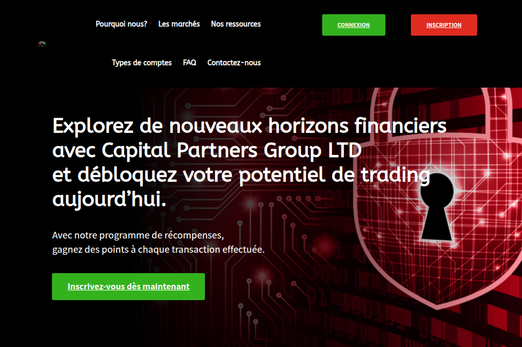 Screenshot of capitalpartnersgroupltd.net