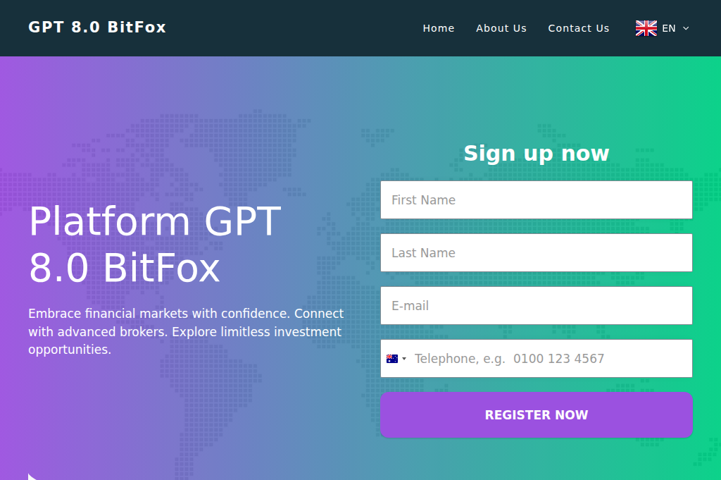 Screenshot of gpt80bitfox.com