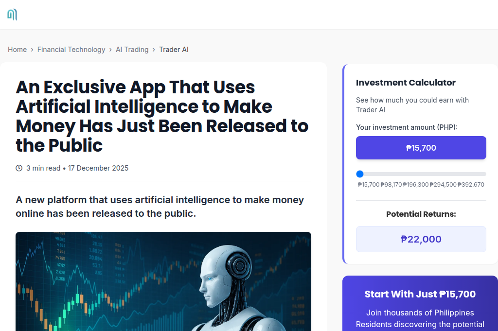 Screenshot of nextgenaitrader.com