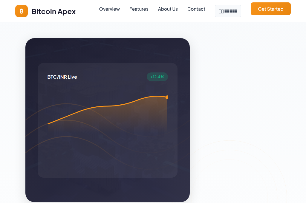Screenshot of bitcoinapex.in