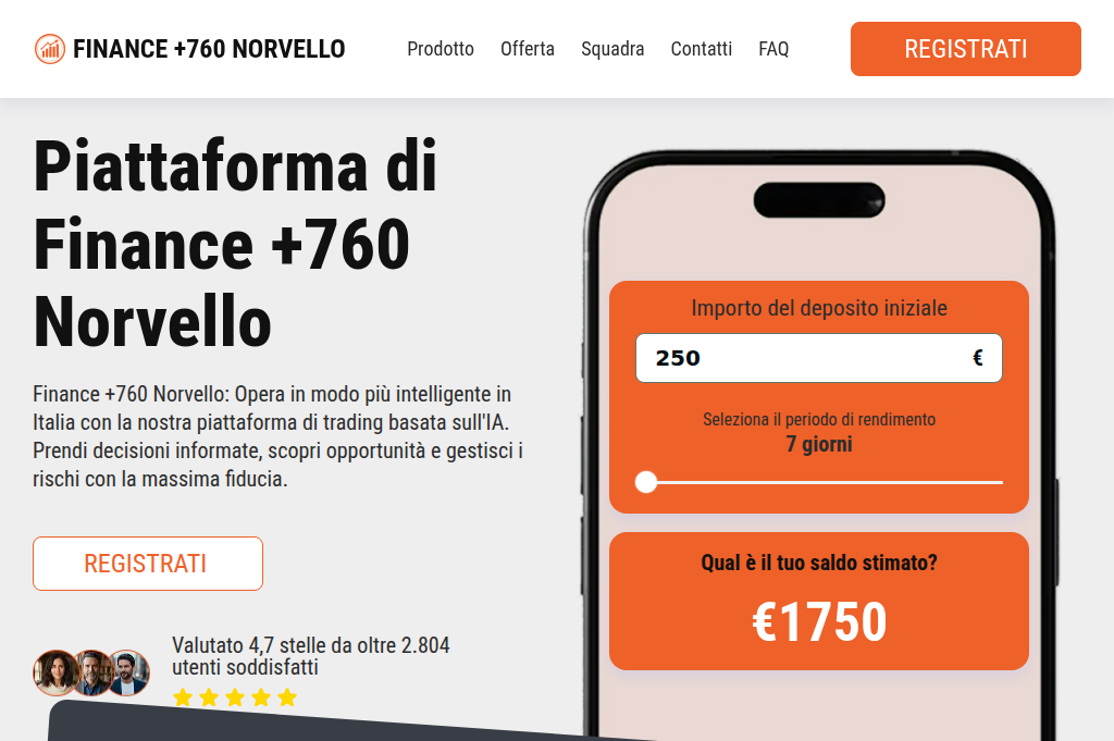 Screenshot of finance-760-norvello.com