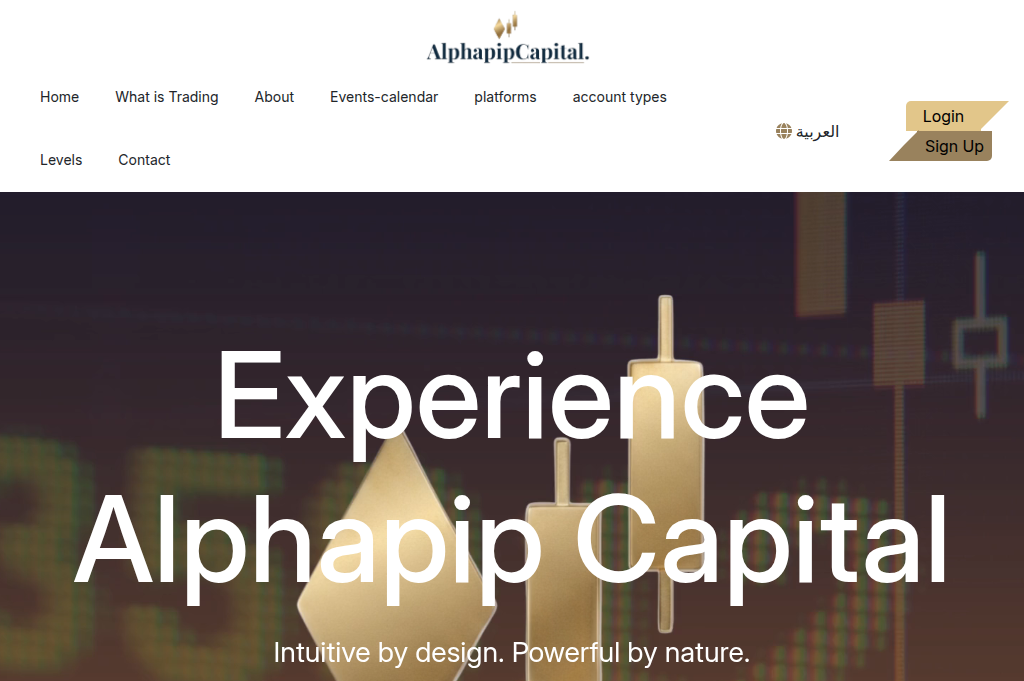 Screenshot of alphapipscapital.com